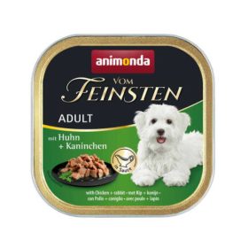   Animonda Vom Feinsten Gourmet (csirke,nyúl szószban) alutálkás - Felnőtt kutyák részére (150g)