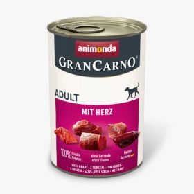   Animonda GranCarno with heart Adult (szívvel) nedves eledel - Felnőtt kutyák részére (400g)