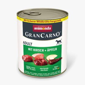   Animonda GranCarno deer + apple Adult (sertés+szarvas+alma) konzerv - Felnőtt kutyák részére (800g)