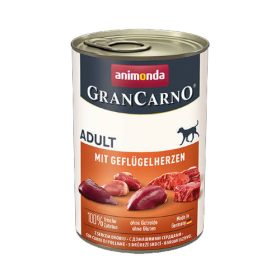   Animonda GranCarno Adult (baromfi szív) konzerv - Felnőtt kutyák részére (400g)