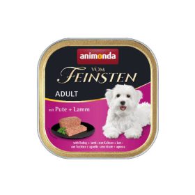   Animonda Vom Feinsten Adult (pulyka,bárány) alutálkás - Felnőtt kutyák részére (150g)