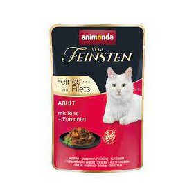   Animonda Vom Feinsten Feines mit Filets - nedvestáp (marhahús,pulykamell filé) macskák részére (85g)