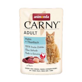   Animonda Carny Adult (csirke,tonhal) alutasakos - Felnőtt macskák részére (85g)