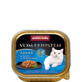   Animonda Vom Feinsten No Grain (lazac-gyógynövény mártással) alutálkás -Felnőtt macskák részére (100g)