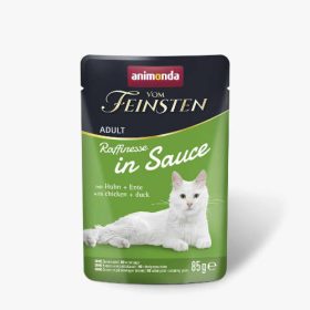   Animonda Vom Feinsten Adult (Raffinesse in Sauce) alutasakos csirke+kacsa - Felnőtt macskák részére (85g)