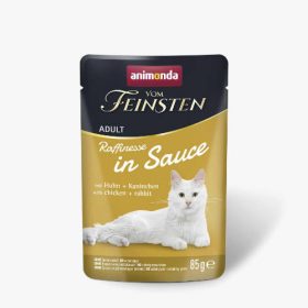   Animonda Vom Feinsten Adult (Raffinesse in Sauce) alutasakos csirke+nyúl - Felnőtt macskák részére (85g)