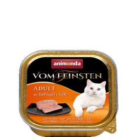   Animonda Vom Feinsten Adult (baromfi,borjú) alutálkás - Felnőtt macskák részére (100g)