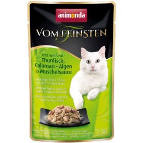   Animonda Vom Feinsten Pouch (tonhal,tintahal,alga,kagylószószban) alutasakos - Felnőtt macskák részére (50g) 18db