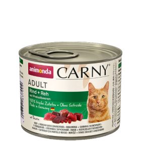   Animonda Carny Adult (marha,szarvas,áfonya) konzerv - Felnőtt macskák részére (200g)