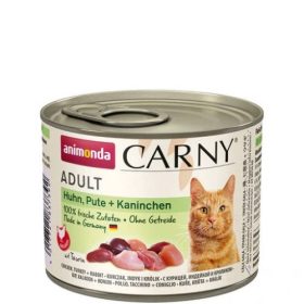   Animonda Carny Adult (csirke,pulyka,nyúl) konzerv - Felnőtt macskák részére (200g)