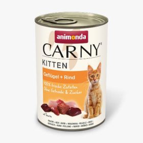   Animonda Carny Kitten (szárnyas+marha) - kölyök macskák részére (400g)