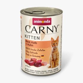   Animonda Carny Kitten Kalb,Huhn, Pute - konzerv (borjú,csirke,pulyka) kölyök macskák részére (400g)