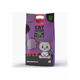   BUBU Pets Tofu Biológiailag lebomló macskaalom 2,5kg/6L Levendula