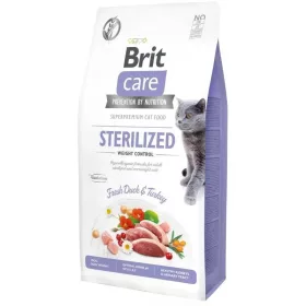   Brit Care Cat Grain Free STERILISED - WEIGHT CONTROL Duck and Turkey 7kg