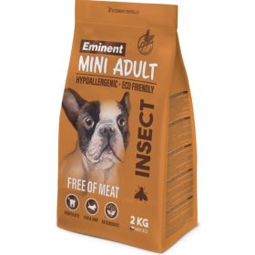  Eminent Dog 2kg Mini Adult Insect GF gabona mentes, glutén mentes