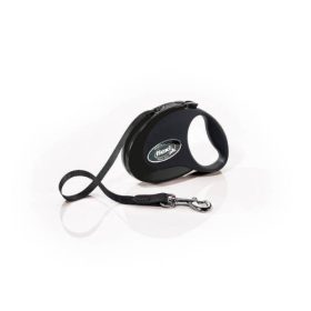   KT.Flexi Style "S" (fekete) - szalagos automata póráz (3m)