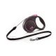 Flexi Black Design "S" (pink) - zsinóros automata póráz (5m)