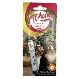   Fitactive Catch the Light LED Pointer, Fish - játék (LED lámpa, hal motívummal) macskák részére (8cm)