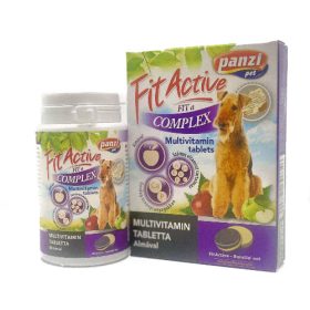   Panzi FitActive vitamin FIT-a-Complex - multivitamin (almával) kutyák részére  (60db)