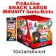 FitActive SNACK Denta-Sticks Hypoallergenic IMMUNITY "L" - jutalomfalat (vörösáfonya, kurkuma) kutyák részére (10x170g)