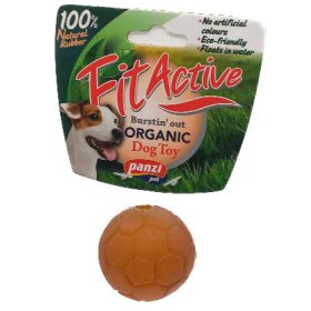 Fitactive natúr gumijáték football, 4cm 315980
