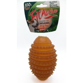   Fitactive natúr gumijáték studded Rugby Labda M - játék kutyák részére