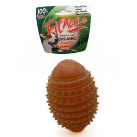   Fitactive natúr gumijáték studded Rugby Labda  L - játék kutyák részére