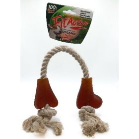   Fitactive natúr gumijáték  Two Large Bone Ends - játék kutyák részére