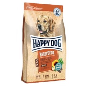 Happy Dog N-Croq Rind Reis 15kg Száraztáp Kutya