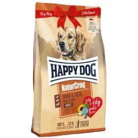   Happy Dog NaturCroq Rind & Rice Adult 15+3 kg - Marha & rizs Akciós túltöltött