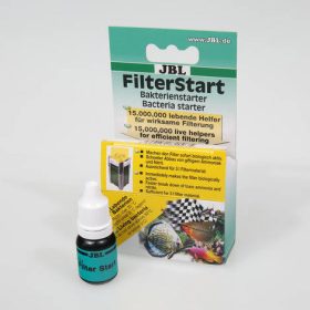   JBL FilterStart - baktériumok új és megtisztított szűrők aktiválásához édesvízi és sósvízi akváriumokhoz (10ml)