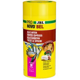   JBL ProNovo Bel Flakes M - Akváriumi alaptáppehely (M-es méret) minden díszhalhoz 8-20 cm-ig (1000ml/190g)