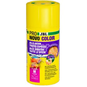   JBL Pronovo Color Flakes M - Színes eledelpelyhek az erős színekért minden 8-20 cm-es akváriumi halak részére (100ml/18g)