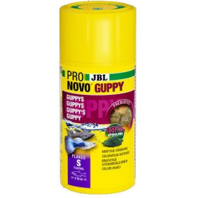   JBL ProNovo Guppy Flakes "S" - pehelytáp (S-es méret) 3-10cm-es guppyknak és akváriumi halak részére (20g/100ml)