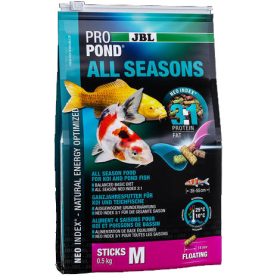   JBL ProPond All Seasons (M) - Egész évszakos eledel közepes méretű koi és tavi halak számára (0,5kg/3l)