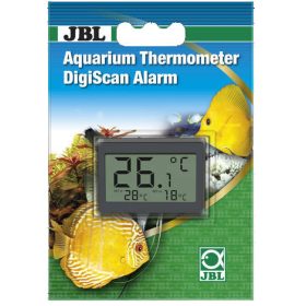   JBL Aquarium Thermometer DigiScan Alarm - akváriumi hőmérő, riasztó funkcióval (5 x 3,5 cm)