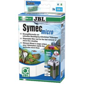   JBL SymecMicro - mikroflíz akváriumi szűrőkhöz, minden víz zavarossága ellen (25x74cm)