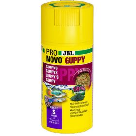   JBL Pronovo Guppy Grano S - Akváriumi alaptáp granulátum S-es méretben guppiknak és más díszhalak részére 3-10 cm-ig (100ml/56g) CLICK