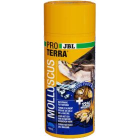   JBL PROTERRA Molluscus - kiegészítő eleség (csigák,gammarus, vízi rovarok) vízi és tavi teknősök részére  (250ml/60g)