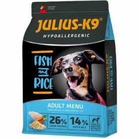   JULIUS-K9 12kg ADULT HYPOALLERGENIC Fish&Rice (hal&rizs) száraztáp