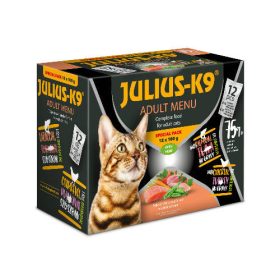   JULIUS-K9 Adult Menu Special Pack (lazac-tonhal, csirke-pulyka) macskák részére (12x100g)
