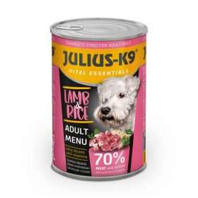 JULIUS-K9 DOG Lamb&Rice konzerv (bárány&rizs) 1230g