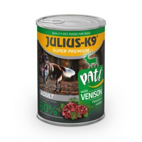 JULIUS-K9 DOG Venison konzerv (vad) 400g