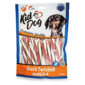 KIDDOG A04607 kacsa szendvics sodrott tőkehallal 250 g