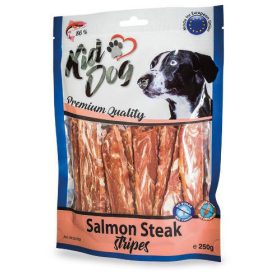   KidDog Salmon Steak Stripes - jutalomfalat (lazac) kutyák részére (250g)