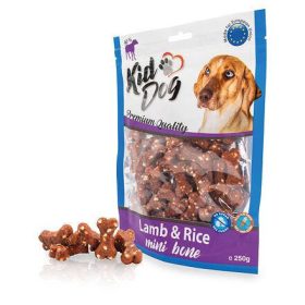   KidDog Lamb & Rice Mini Bone - jutalomfalat (bárány,rizs) kutyák részére (250g)