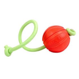   LIKER5 Lumi Ball with Fluoresence rope - játék (labda, fluoreszkáló kötéllel) kutyák részére (9cm)