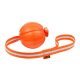 LIKER Line 5 Line - játék (labda szalaggal,narancssárga) kutyák részére (5cm/35cm)