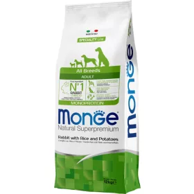 Monge Dog 15kg MONOPROTEIN Nyúl, rizs,  burgonya (26/16)