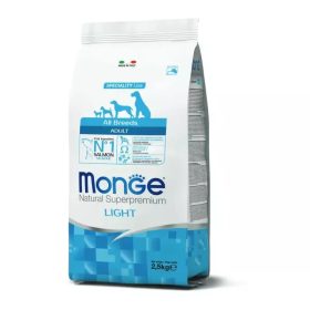   Monge Dog Speciality Line Monoprotein 2,5 kg All Breeds Light - Lazac & rizs - Adult